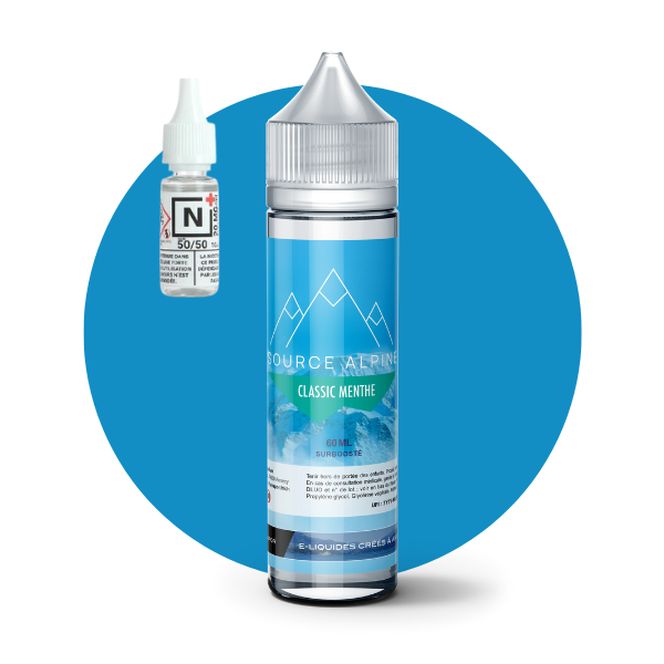 E-LIQUIDE CLASSIC MENTHE (80 ml, 3 mg/ml, 30/70) - Photo 1