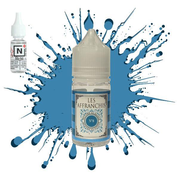 E-LIQUIDE MENTHE GLACIALE N°8 (30 ml, Kit 3 mg/ml, 50/50) - Photo 1