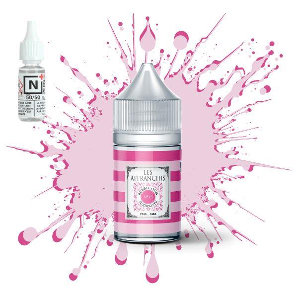 E-LIQUIDE BUBBLE GUM N°15 (30 ml, Kit 3 mg/ml, 50/50) - Photo 1