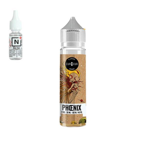 E-LIQUIDE PHOENIX - CURIEUX (50 ml, 3 mg/ml, 40/60) - Photo 1