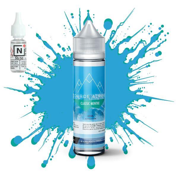 E-LIQUIDE CLASSIC MENTHE (80 ml, 3 mg/ml, 30/70) - Photo 1