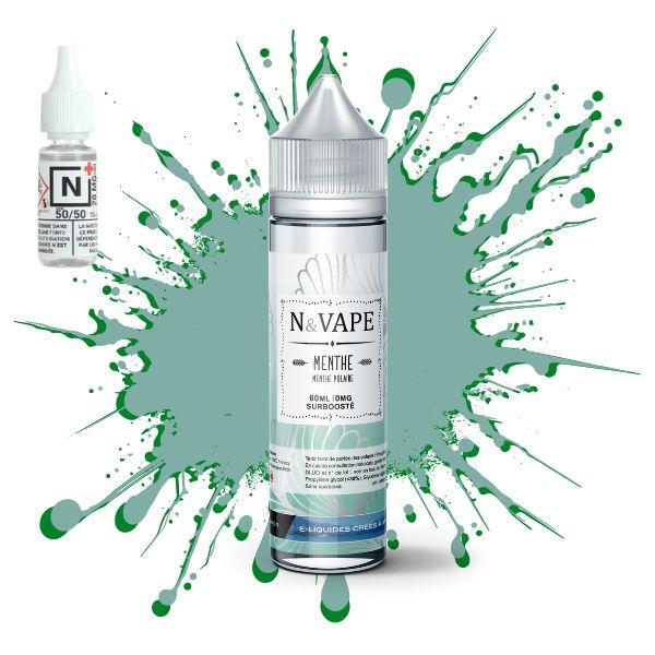 E-LIQUIDE MENTHE POLAIRE - N&VAPE (80 ml, 3 mg/ml, 30/70) - Photo 1