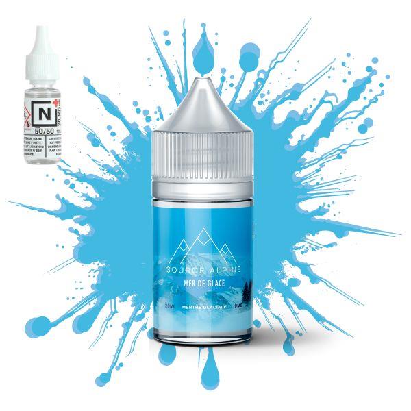 E-LIQUIDE MER DE GLACE (30 ml, Kit 3 mg/ml, 50/50) - Photo 1