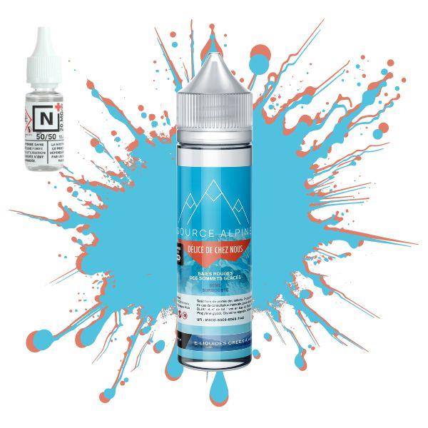 E-LIQUIDE DELICE DE CHEZ NOUS (80 ml, Kit 3 mg/ml, 30/70) - Photo 1