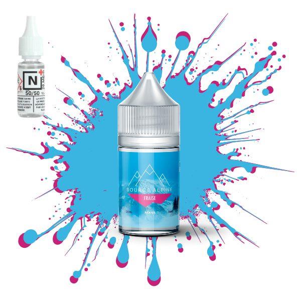 E-LIQUIDE FRAISE (30 ml, Kit 3 mg/ml, 50/50) - Photo 1