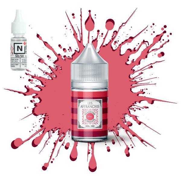 E-LIQUIDE FRAMBOISE N°11 (30 ml, Kit 3 mg/ml, 50/50) - Photo 1