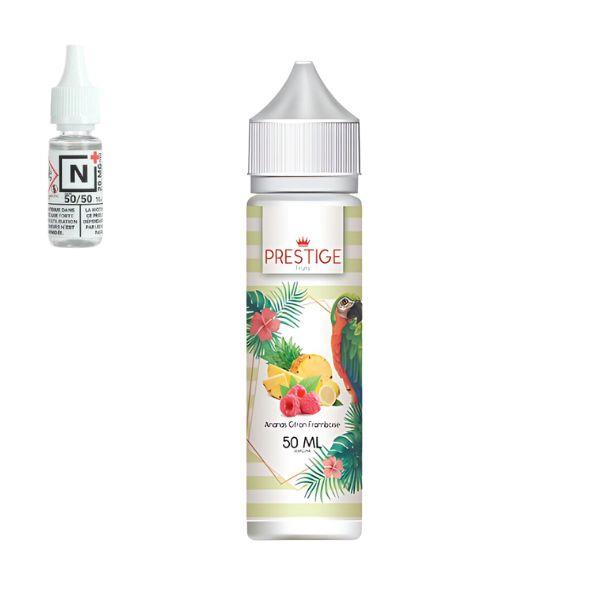 E-LIQUIDE ANANAS CITRON FRAMBOISE (50 ml, 3 mg/ml, 50/50) - Photo 1