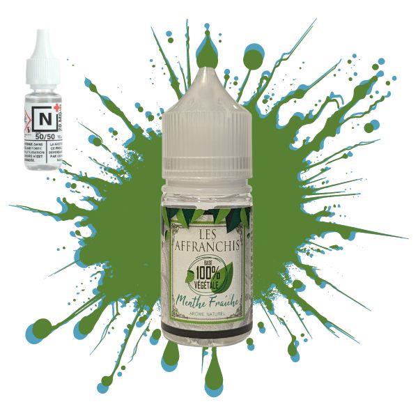 E-LIQUIDE MENTHE FRAICHE VG (30 ml, Kit 3 mg/ml, 50/50) - Photo 1