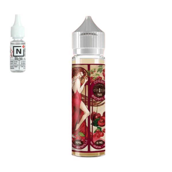 E-LIQUIDE FRAISE GRENADE VEGETOL - CURIEUX (50 ml, 3 mg/ml, 40/60) - Photo 1