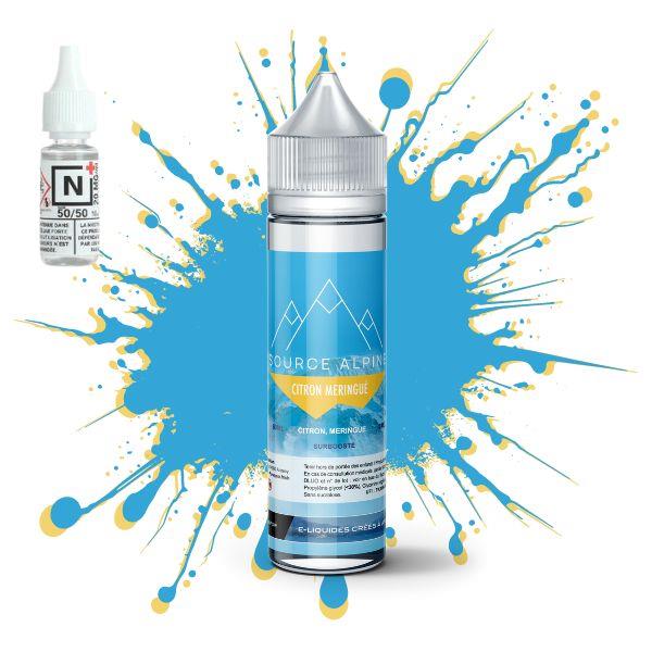 E-LIQUIDE CITRON MERINGUE (80 ml, Kit 3 mg/ml, 30/70) - Photo 1