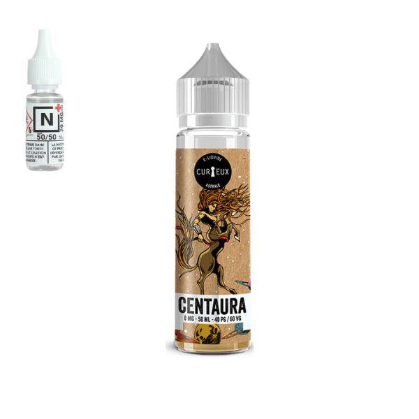 E-LIQUIDE CENTAURA - CURIEUX (50 ml, 3 mg/ml, 40/60) - Photo 1