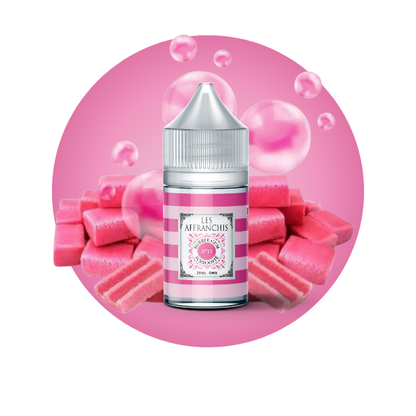 E-LIQUIDE BUBBLE GUM N°15 (30 ml, 0 mg/ml, 50/50) - Photo 1