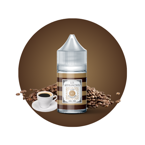 E-LIQUIDE CAFE N°1 (30 ml, 0 mg/ml, 50/50) - Photo 1