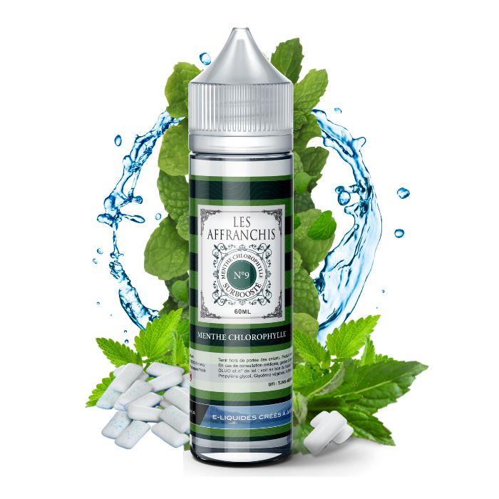 E-LIQUIDE MENTHE CHLOROPHYLLE N°9 (80 ml, 0 mg/ml, 30/70) - Photo 1