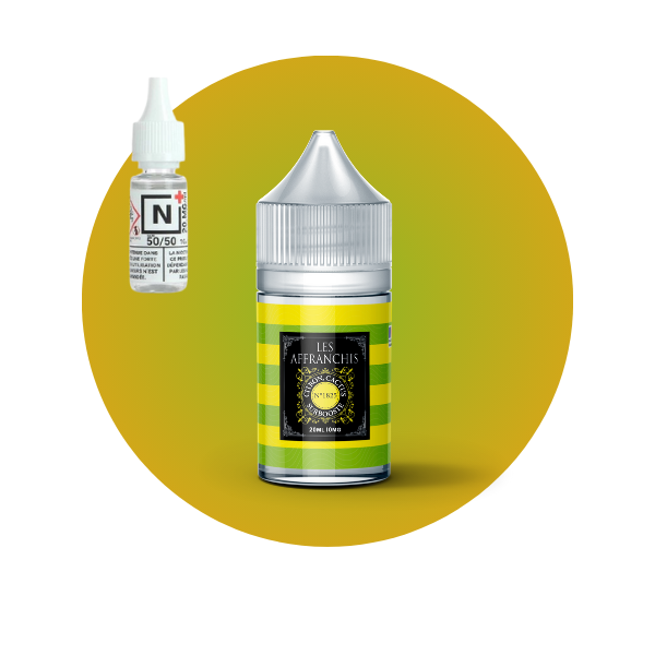 E-LIQUIDE CITRON CACTUS N°1825 (30 ml, Kit 3 mg/ml, 50/50) - Photo 1