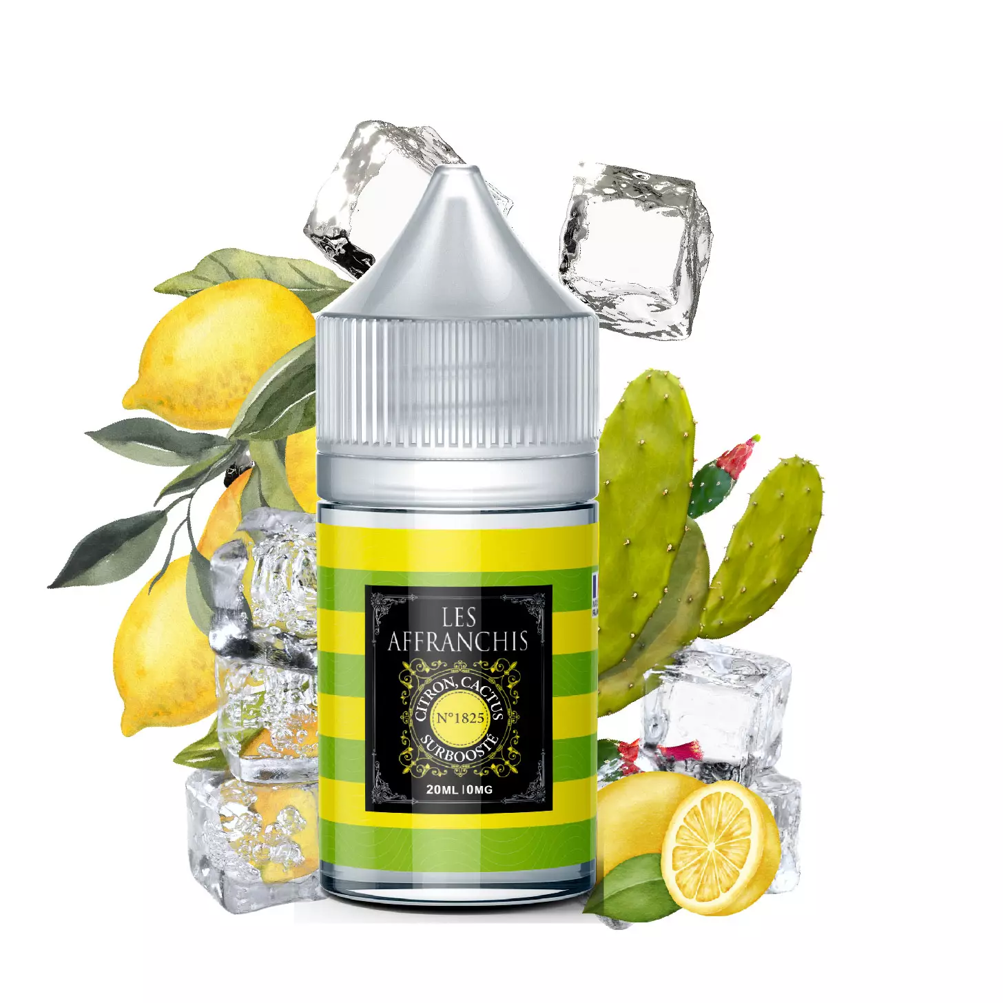 E-LIQUIDE CITRON CACTUS N°1825 (30 ml, 0 mg/ml, 50/50) - Photo 1