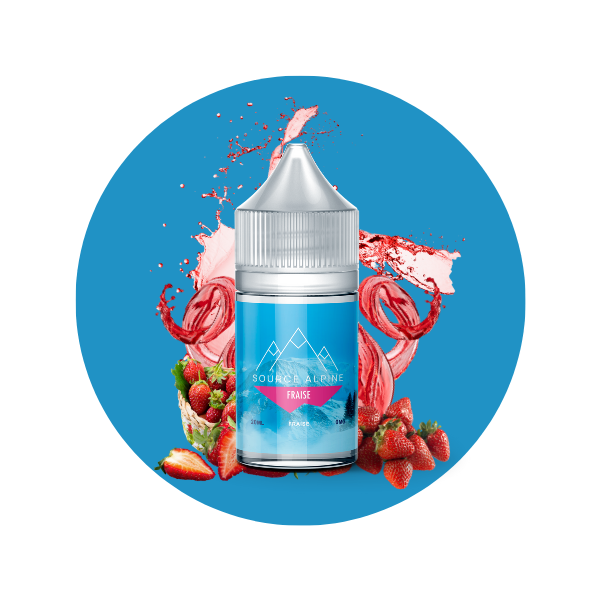 E-LIQUIDE FRAISE (30 ml, 0 mg/ml, 50/50) - Photo 1