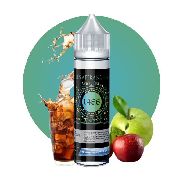 E-LIQUIDE HAWAI N°1488 (80 ml, 0 mg/ml, 30/70) - Photo 1