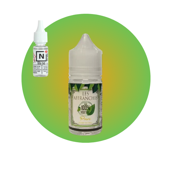 E-LIQUIDE POIRE VG (30 ml, Kit 3 mg/ml, 50/50) - Photo 1