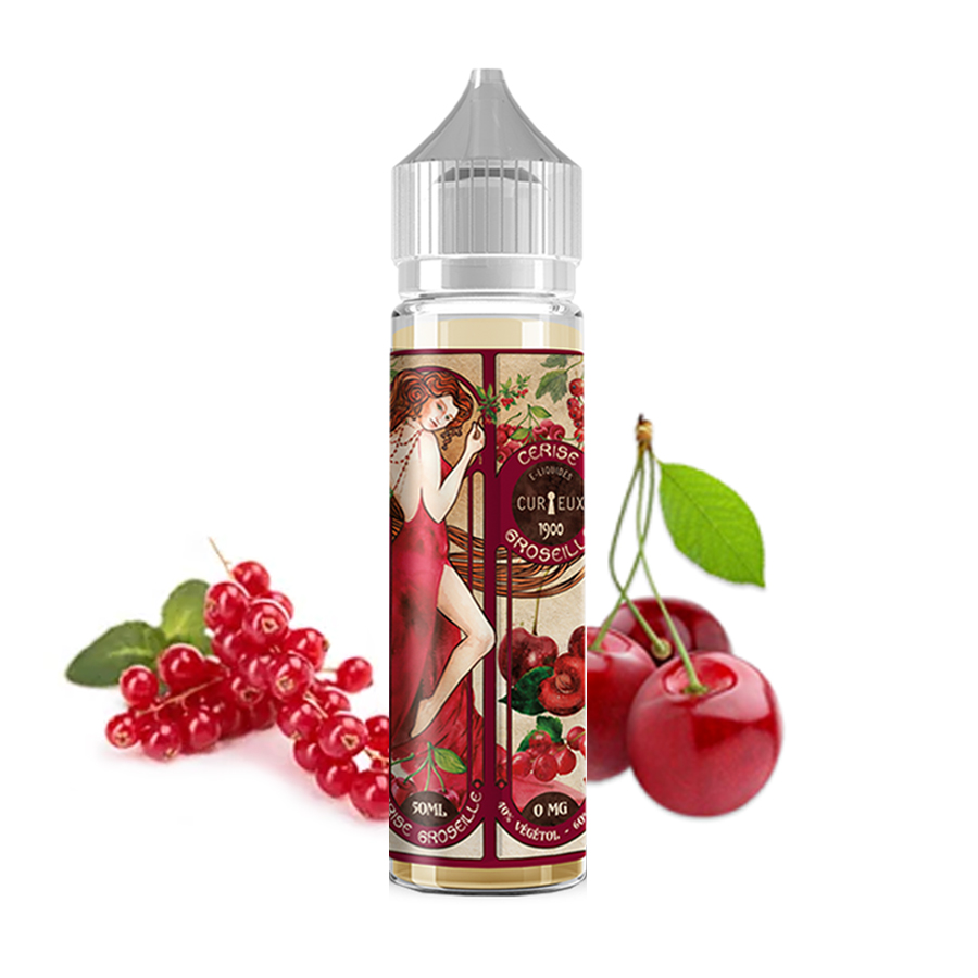 E-LIQUIDE CERISE GROSEILLE VEGETOL - CURIEUX