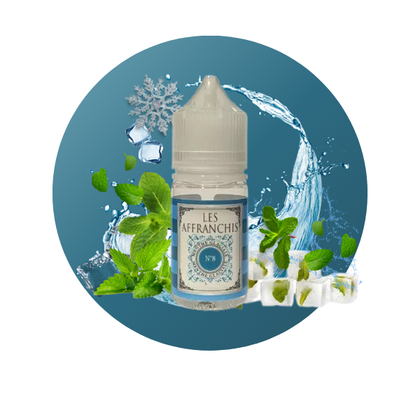 E-LIQUIDE MENTHE GLACIALE N&#176;8